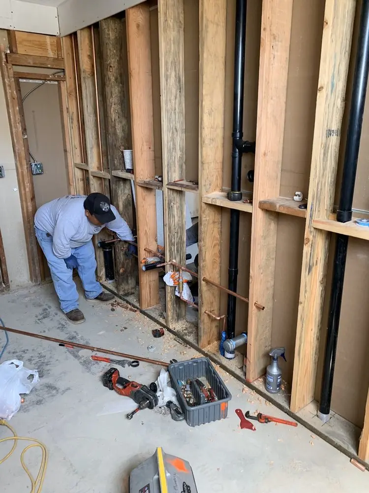 Commercial rough-in plumbing for Water Heater Replacement in Westfield